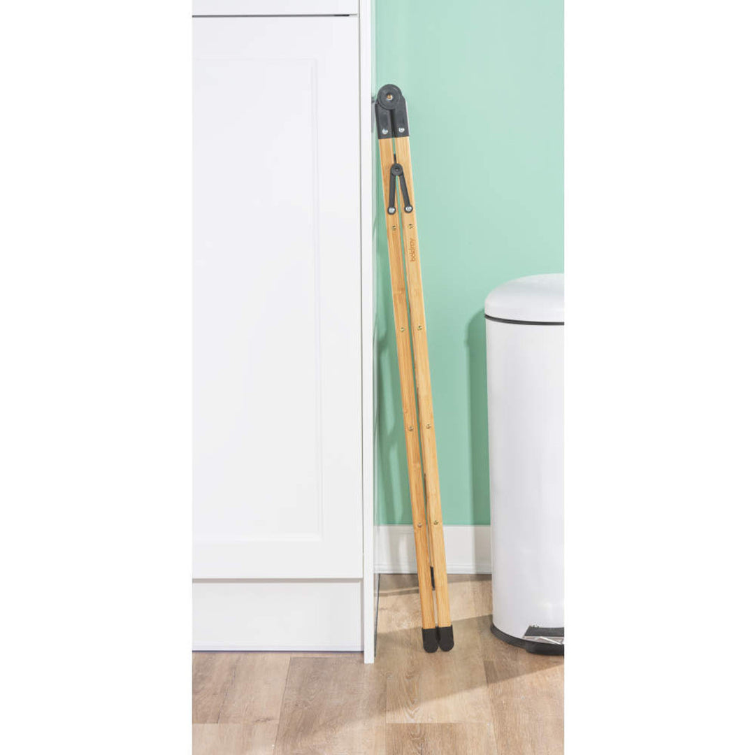 Beldray 4 Tier Extendable Clothes Airer - Bamboo