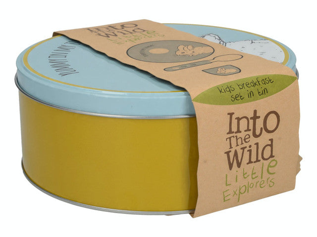Creative Tops Into The Wild Little Explorer Bunny 3 Piece Breakfast Set