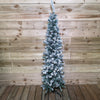 Premier Slim Snow Flocked Spruce Pine 1.7m Artificial Xmas Tree