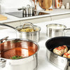 Salter Timeless Collection Stainless Steel 5 Piece Pan Set