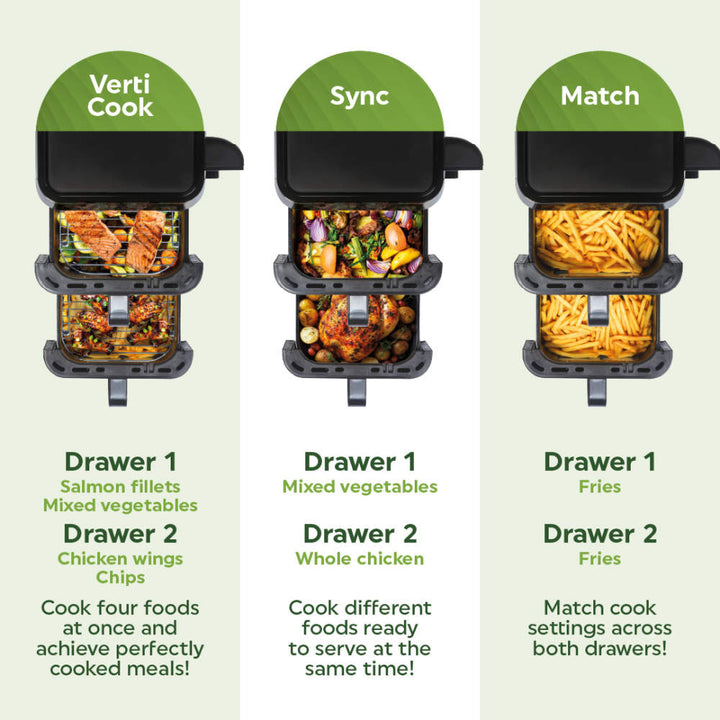 Salter VeriCook View 9L Vertical Air Fryer