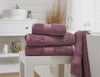 Bliss Pima 650gsm Supersoft Fluffy Cotton Towel Grape