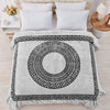 Apollo Greek Key Mink Throw 150cm x 200cm Grey