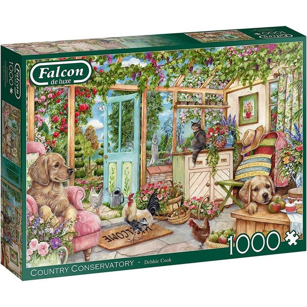 Falcon Deluxe Conservatory Window 1000 Pce Jigsaw Puzzle