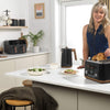 Salter Toronto Kitchen Roll Holder Black