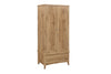 Birlea Hampstead 2 Door 1 Drawer Wardrobe (Self Assembly) (DHD)
