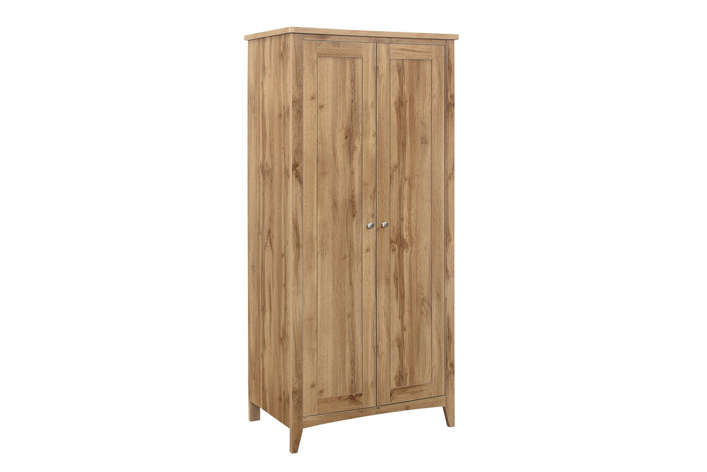 Birlea Hampstead 2 Door Wardrobe (Self Assembly) (DHD)