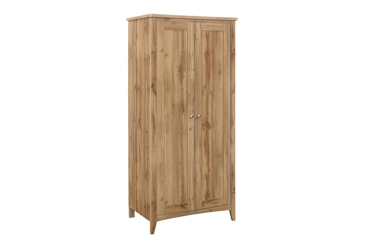 Birlea Hampstead 2 Door Wardrobe (Self Assembly) (DHD)