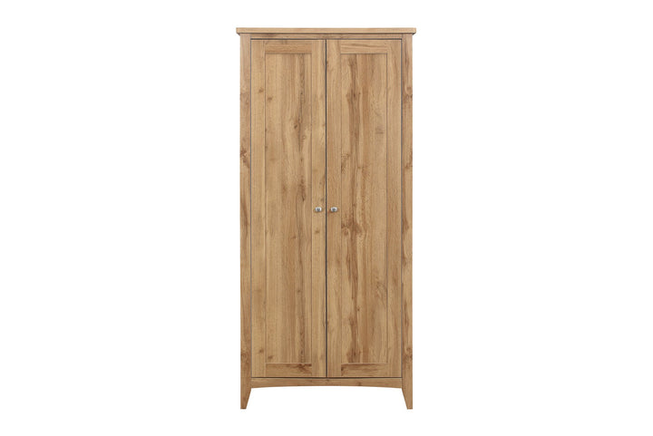 Birlea Hampstead 2 Door Wardrobe (Self Assembly) (DHD)