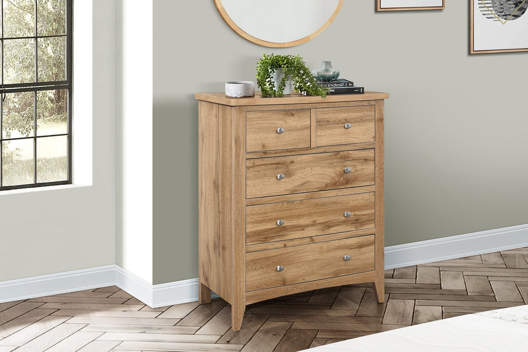 Birlea Hampstead 3 + 2 Chest (Self Assembly) (DHD)