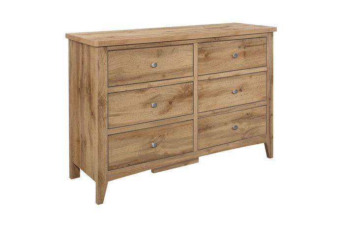 Birlea Hampstead 6 Drawer Chest (Self Assembly) (DHD)