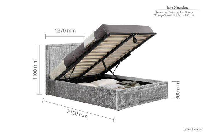 Birlea Hannover Ottoman Bed (Self Assembly) (DHD)