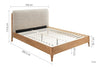 Birlea Hatti Bed (Self Assembly) (DHD)