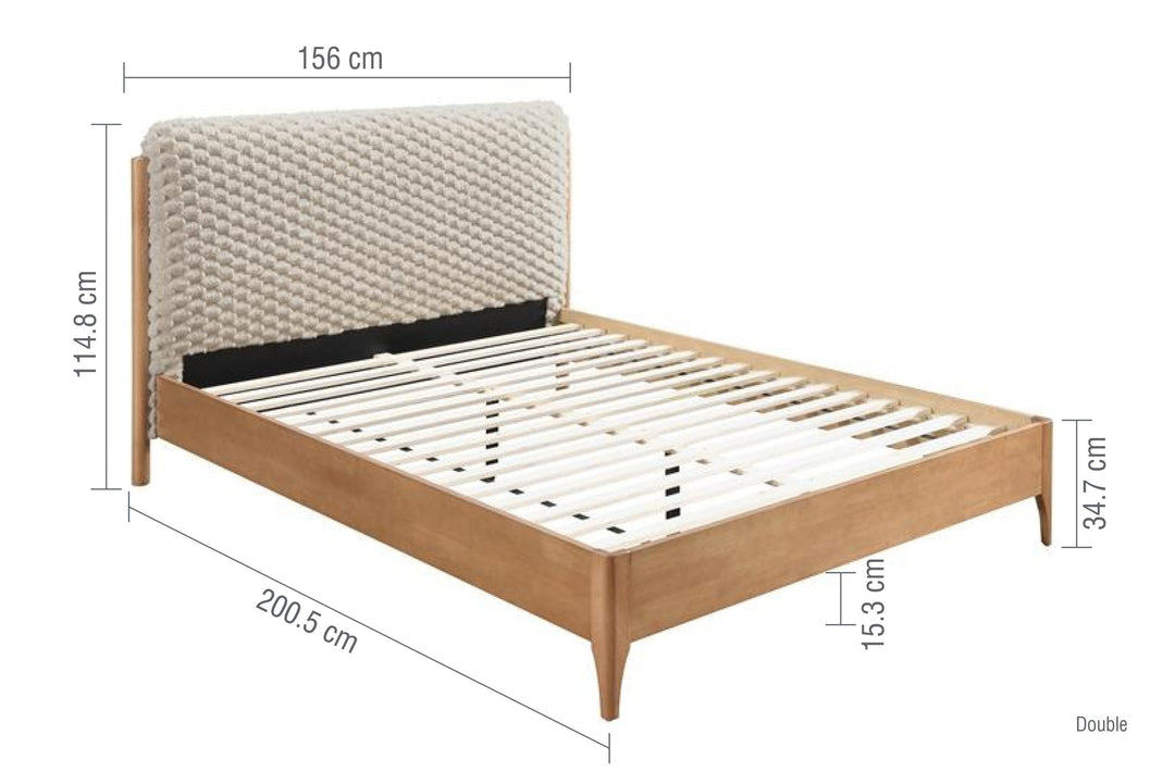 Birlea Hatti Bed (Self Assembly) (DHD)
