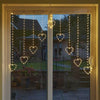 Heart Curtain Lights - Warm White LV