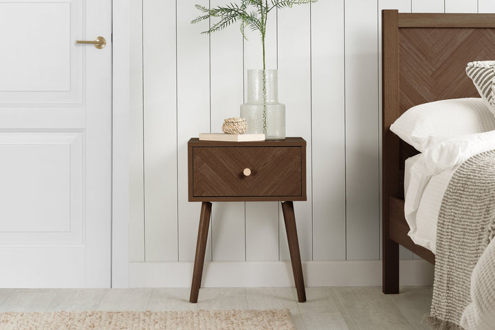 Birlea Herringford 1 Drawer Bedside (Self Assembly) (DHD)