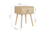 Birlea Herringford 1 Drawer Bedside (Self Assembly) (DHD)