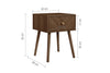 Birlea Herringford 1 Drawer Bedside (Self Assembly) (DHD)
