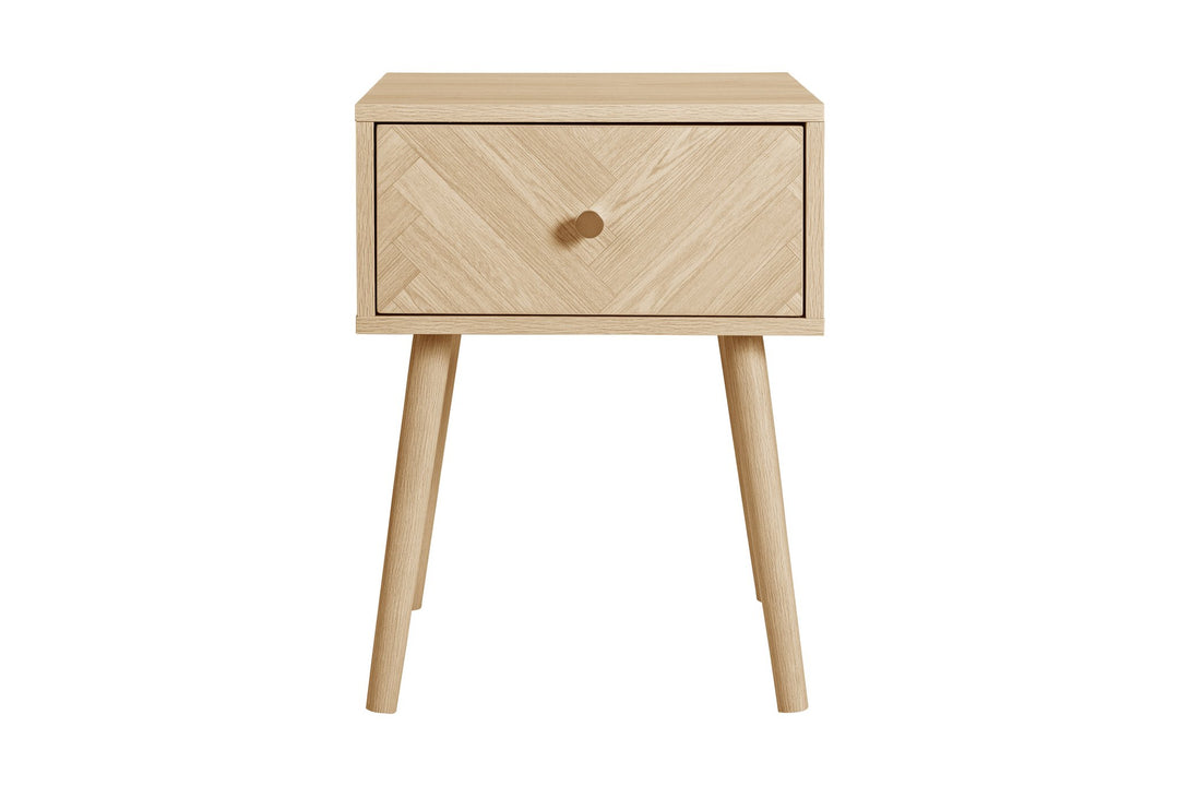 Birlea Herringford 1 Drawer Bedside (Self Assembly) (DHD)