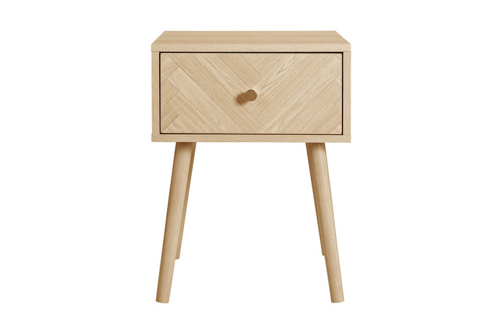 Birlea Herringford 1 Drawer Bedside (Self Assembly) (DHD)