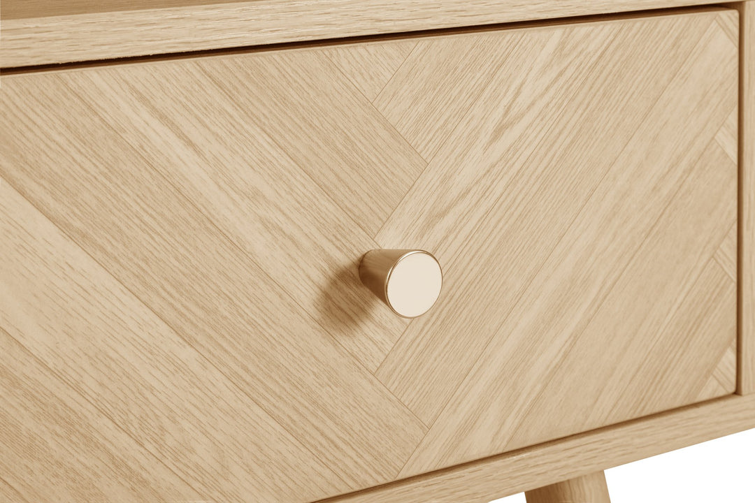 Birlea Herringford 1 Drawer Bedside (Self Assembly) (DHD)