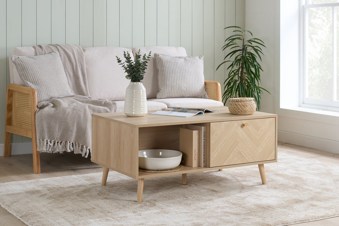 Birlea Herringford 1 Drawer Coffee Table (Self Assembly) (DHD)