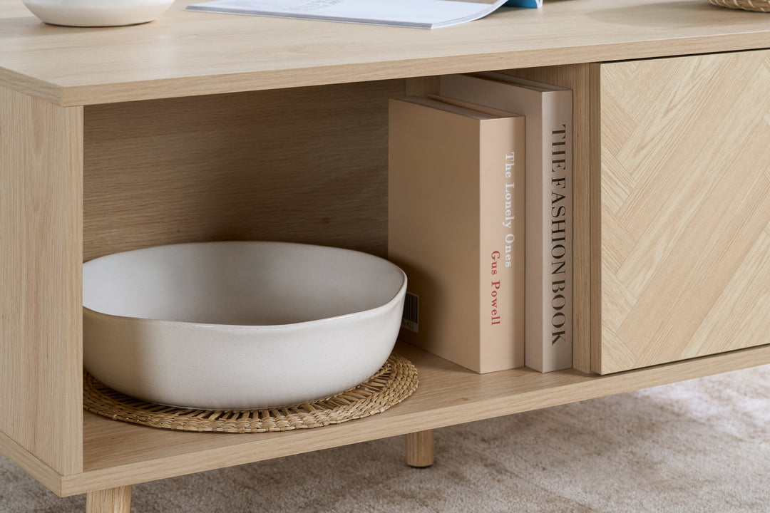 Birlea Herringford 1 Drawer Coffee Table (Self Assembly) (DHD)