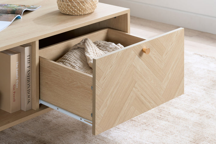 Birlea Herringford 1 Drawer Coffee Table (Self Assembly) (DHD)