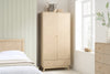 Birlea Herringford 2 Door 1 Drawer Wardrobe (Self Assembly) (DHD)