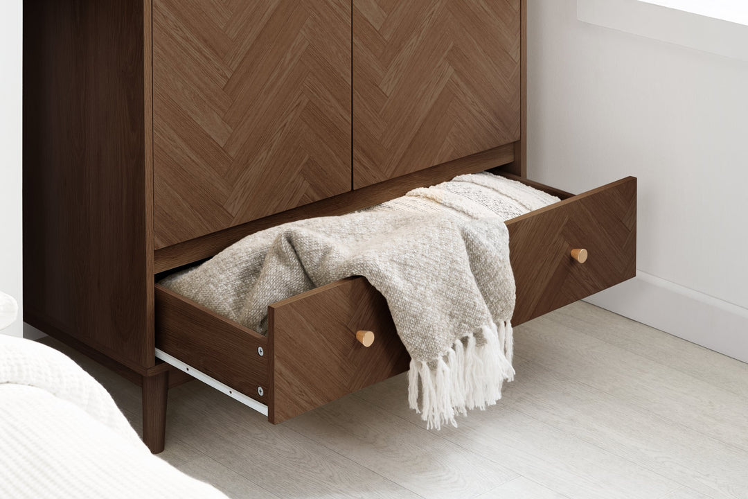 Birlea Herringford 2 Door 1 Drawer Wardrobe (Self Assembly) (DHD)