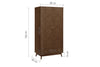 Birlea Herringford 2 Door 1 Drawer Wardrobe (Self Assembly) (DHD)
