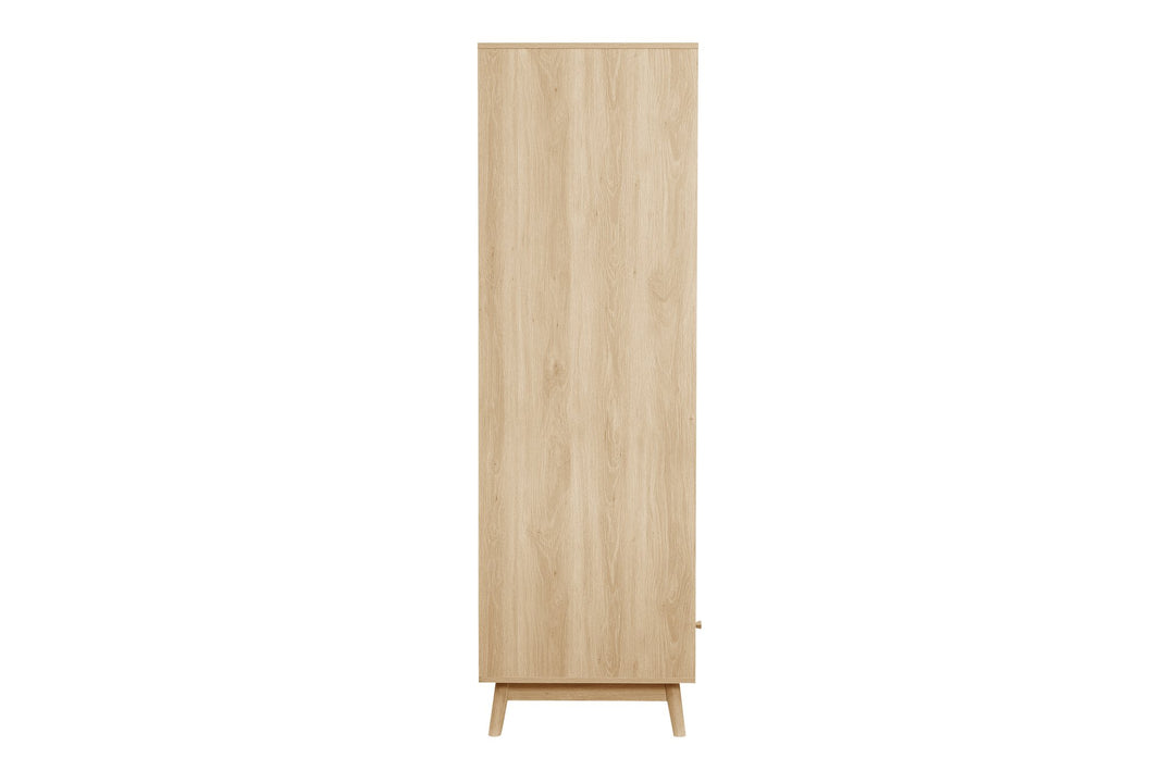 Birlea Herringford 2 Door 1 Drawer Wardrobe (Self Assembly) (DHD)