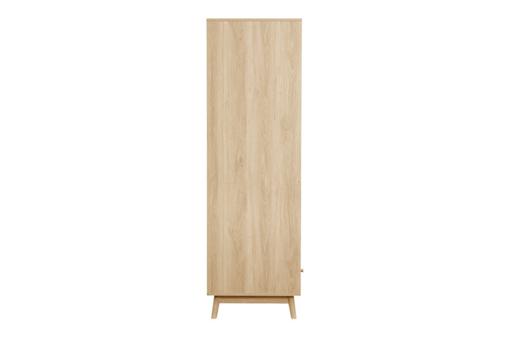 Birlea Herringford 2 Door 1 Drawer Wardrobe (Self Assembly) (DHD)