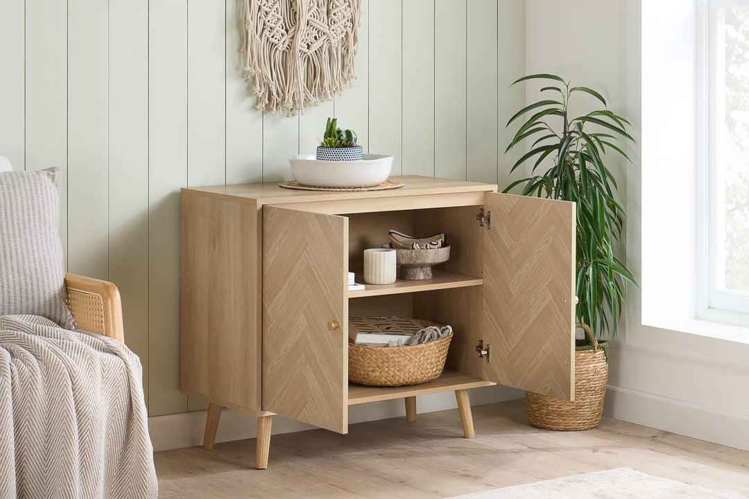 Birlea Herringford 2 Door Sideboard (Self Assembly) (DHD)
