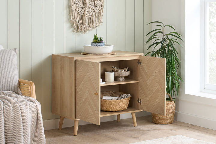 Birlea Herringford 2 Door Sideboard (Self Assembly) (DHD)