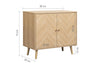 Birlea Herringford 2 Door Sideboard (Self Assembly) (DHD)