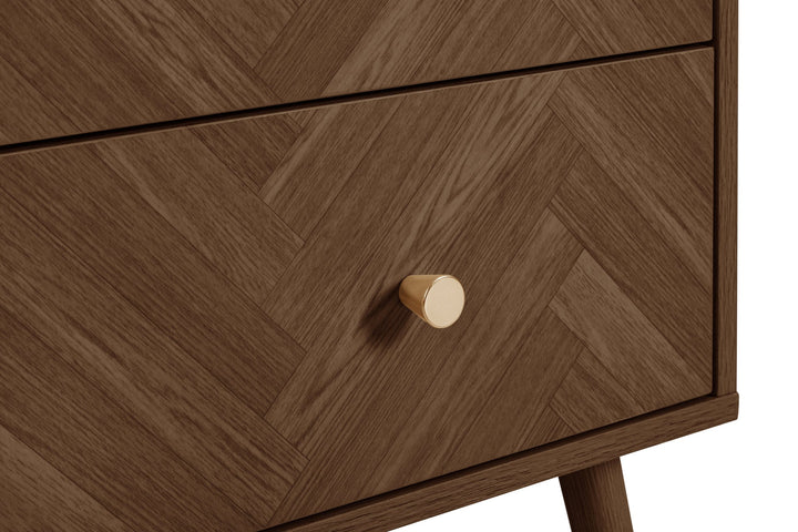 Birlea Herringford 2 Drawer Bedside (Self Assembly) (DHD)