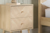 Birlea Herringford 2 Drawer Bedside (Self Assembly) (DHD)