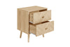 Birlea Herringford 2 Drawer Bedside (Self Assembly) (DHD)