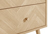 Birlea Herringford 2 Drawer Bedside (Self Assembly) (DHD)