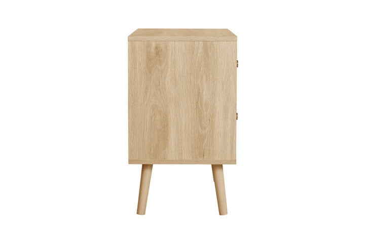 Birlea Herringford 2 Drawer Bedside (Self Assembly) (DHD)