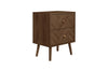 Birlea Herringford 2 Drawer Bedside (Self Assembly) (DHD)