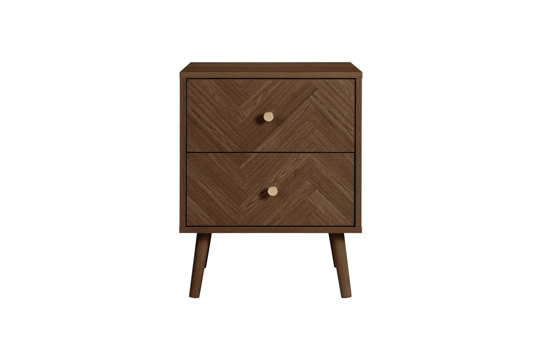 Birlea Herringford 2 Drawer Bedside (Self Assembly) (DHD)