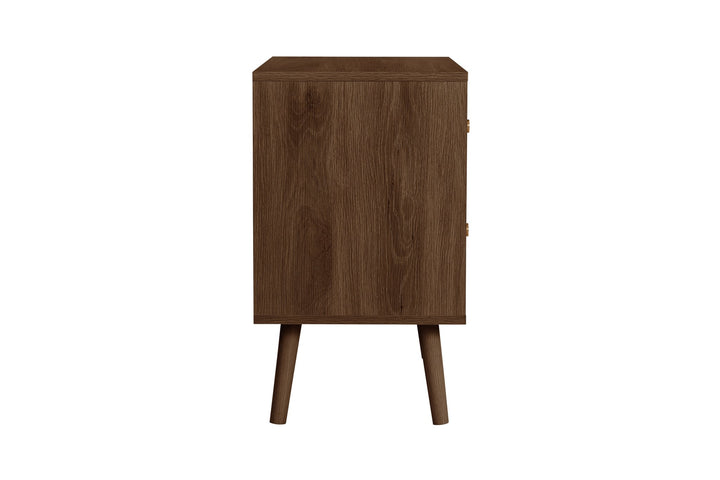 Birlea Herringford 2 Drawer Bedside (Self Assembly) (DHD)