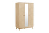 Birlea Herringford 3 Door Wardrobe With Mirror (Self Assembly) (DHD)