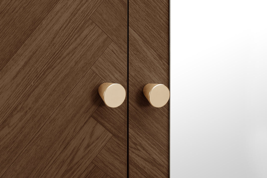 Birlea Herringford 3 Door Wardrobe With Mirror (Self Assembly) (DHD)