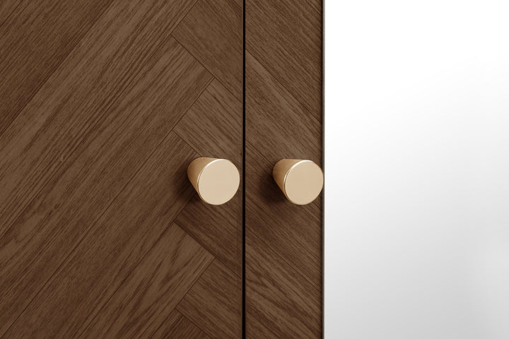 Birlea Herringford 3 Door Wardrobe With Mirror (Self Assembly) (DHD)