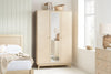 Birlea Herringford 3 Door Wardrobe With Mirror (Self Assembly) (DHD)