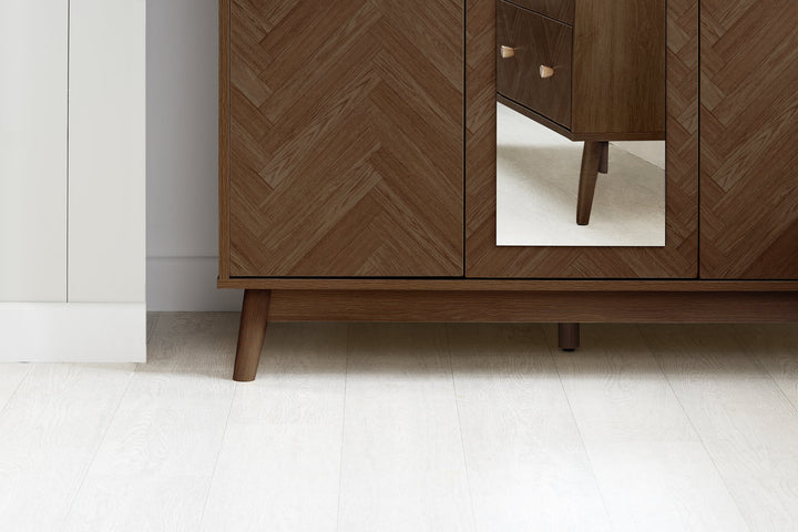 Birlea Herringford 3 Door Wardrobe With Mirror (Self Assembly) (DHD)