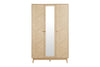 Birlea Herringford 3 Door Wardrobe With Mirror (Self Assembly) (DHD)